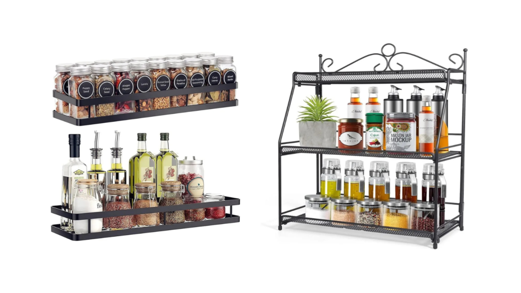 dulap organizator condimente suport raft etajera recipient legenda casei